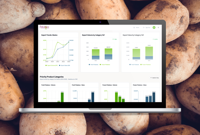 Global Export Dashboards
