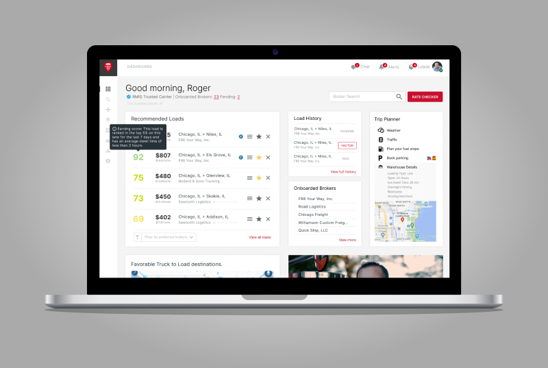 Truckstop logistics platform