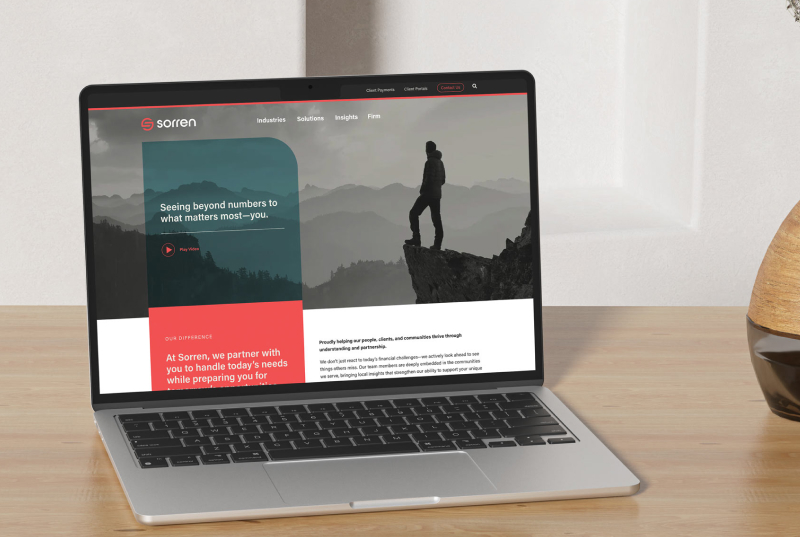 Sorren desktop application interface